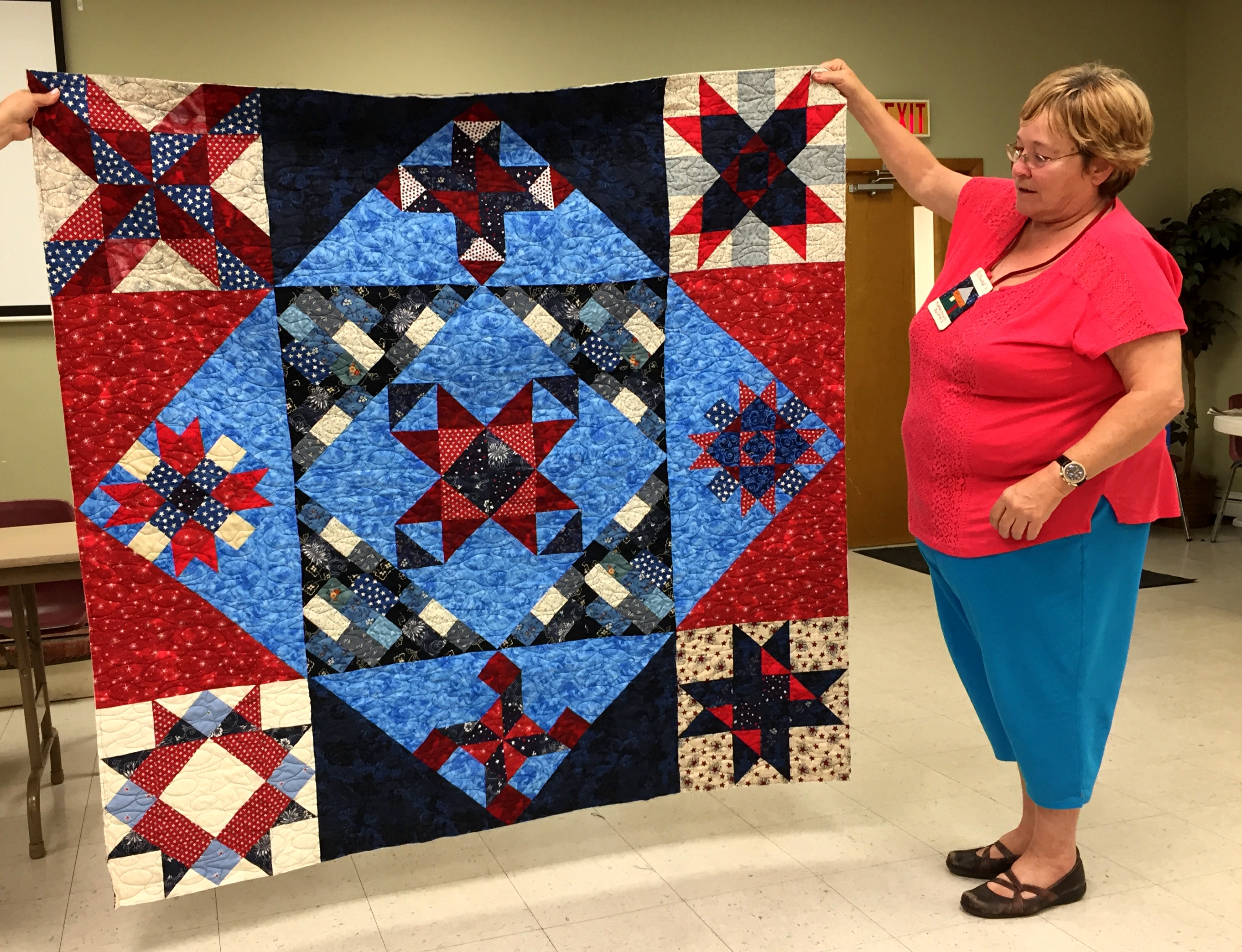 Laurel's Stars and Stripes Quilt