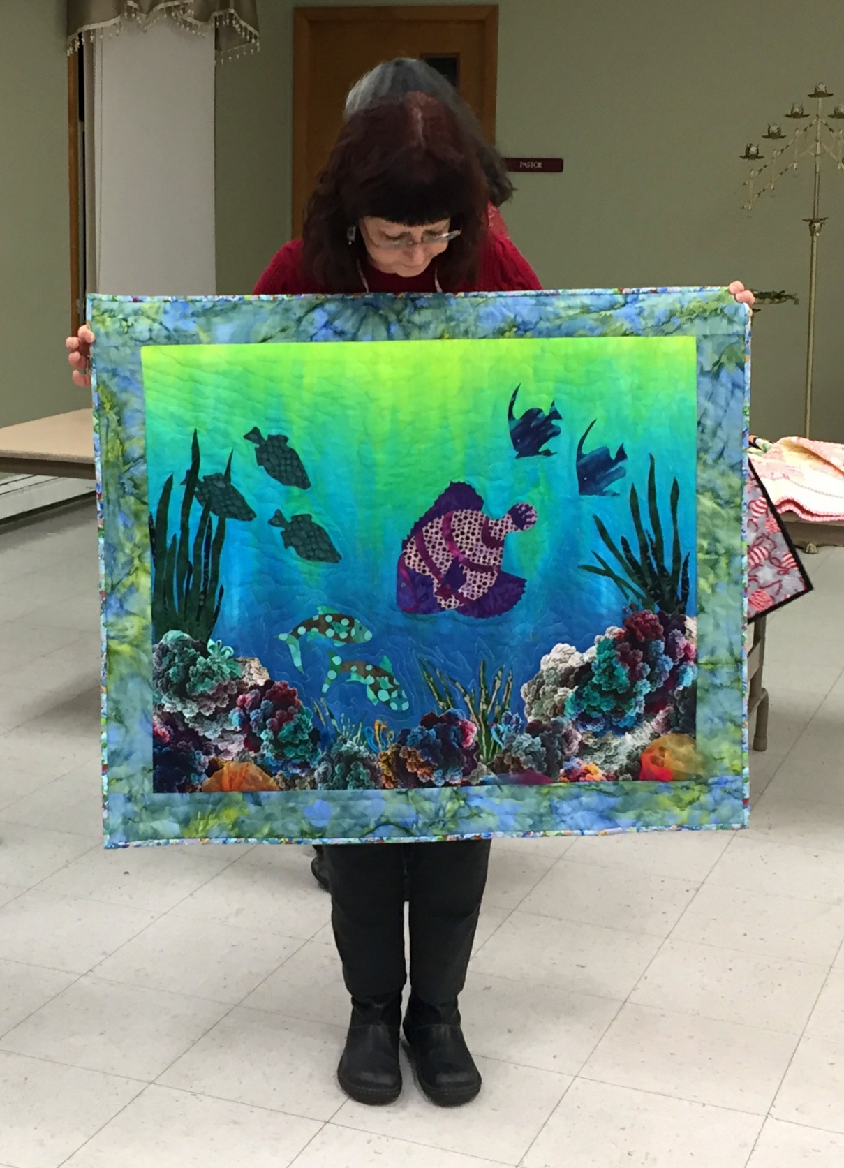 Christa's Undersea Art Quilt