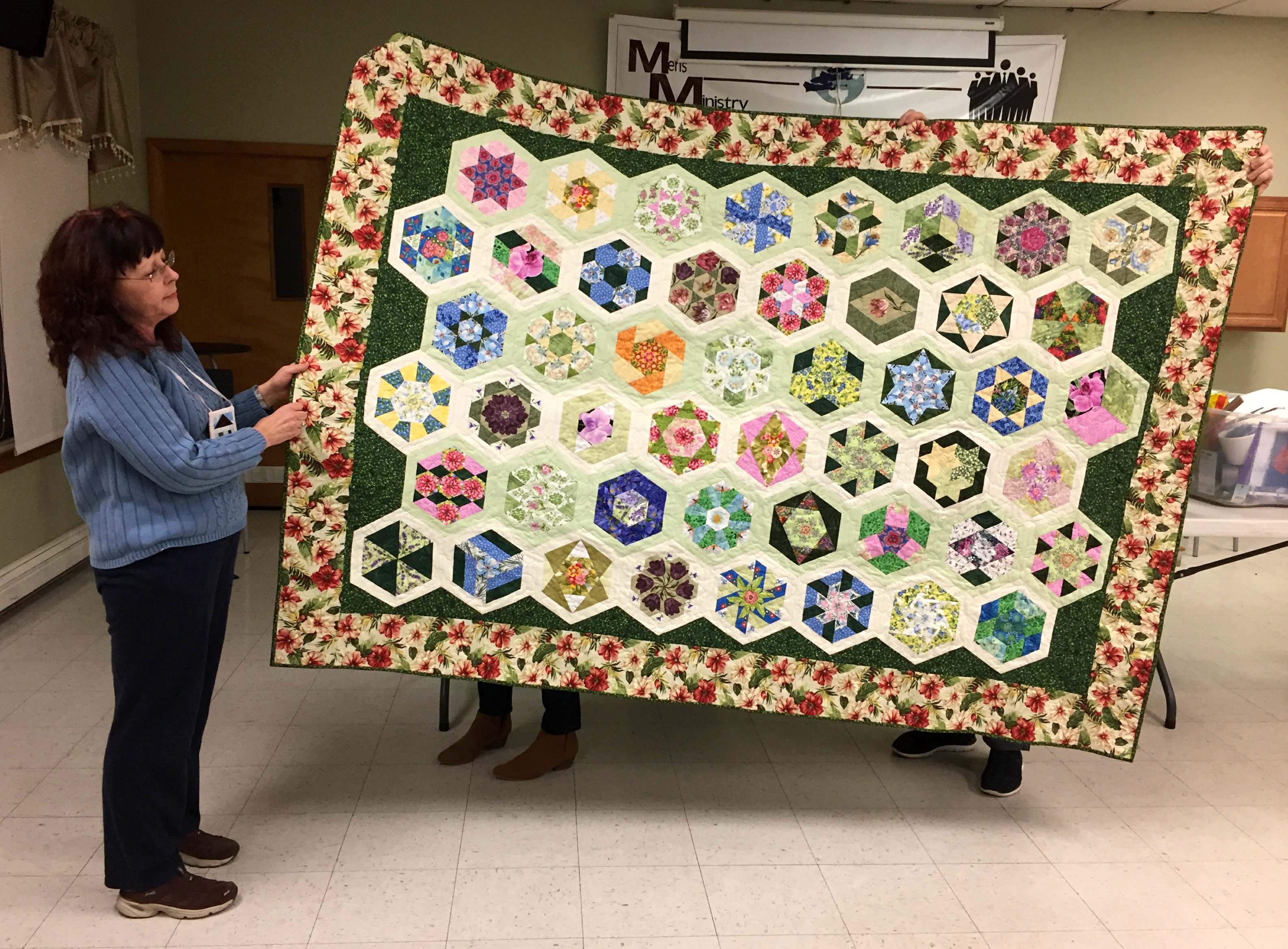 Christa's Hexi Quilt