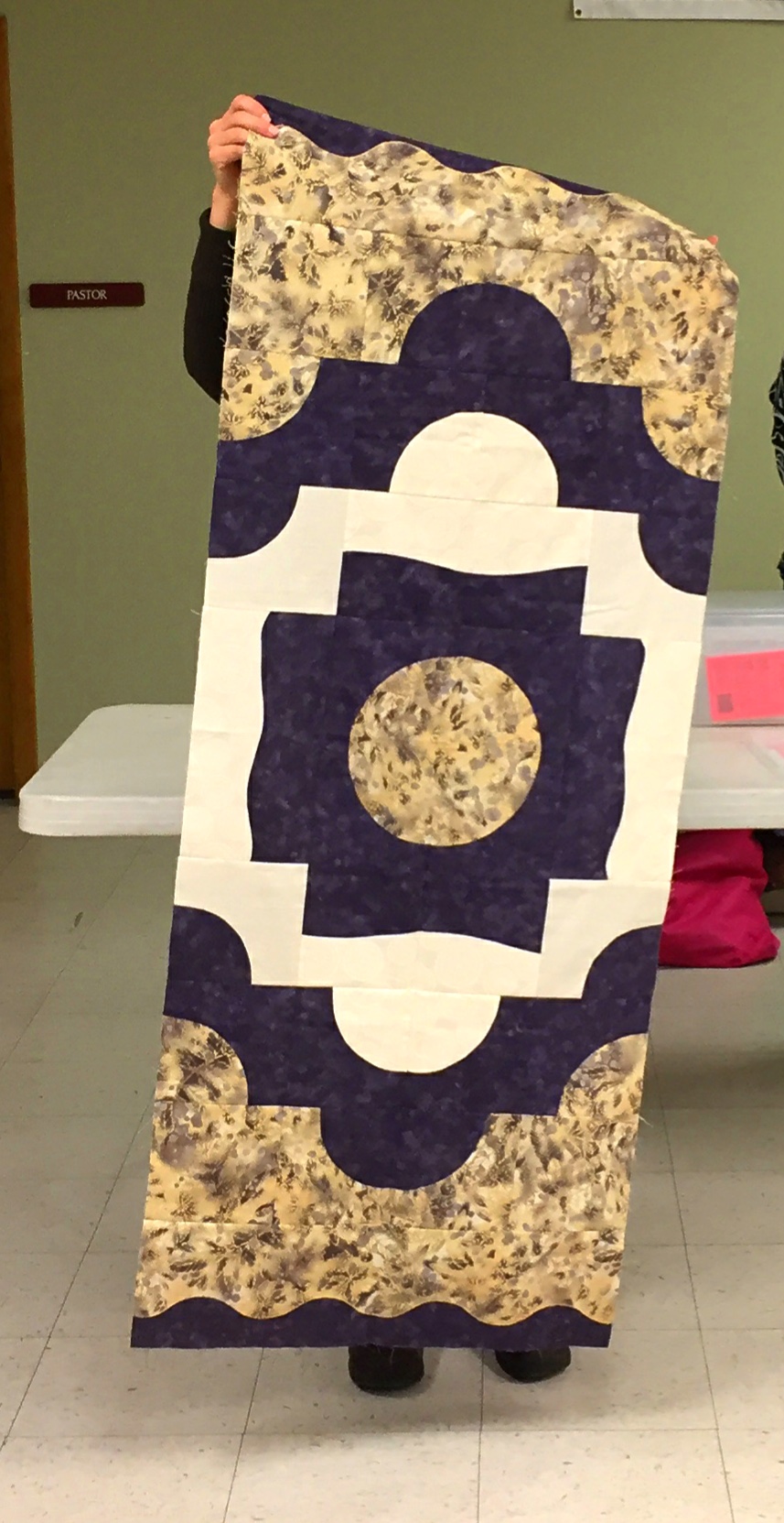 Table Runner from Curves and Circles Workshop