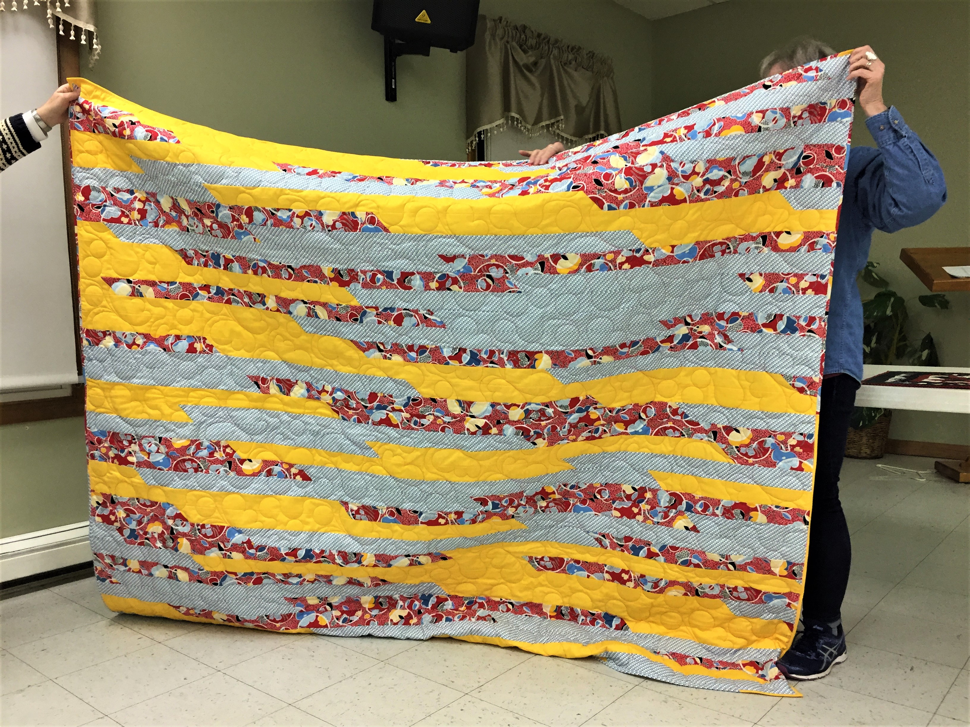 Cindy and Jelly Roll Race Quilt